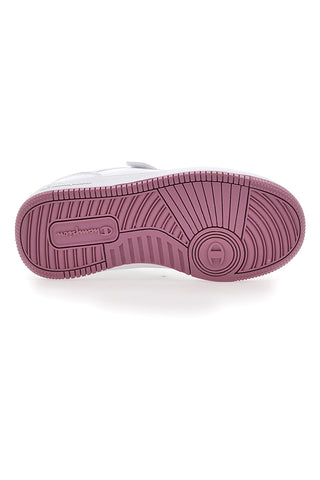 Bele in roza superge z velcro trakom CHAMPION RD18 FOIL LOW G PS