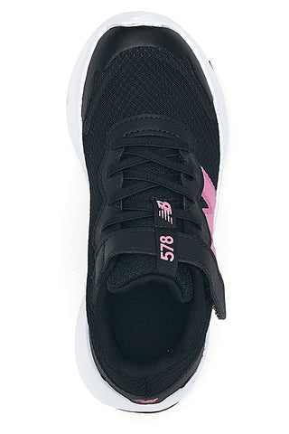 Črni superge z logotipom Fuxia NEW BALANCE 578