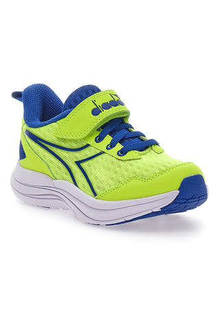 Rumene in modre superge z velcro trakom in elastičnimi vezalkami  Diadora Snipe 2 JR