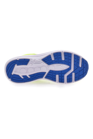 Rumene in modre superge z velcro trakom in elastičnimi vezalkami  Diadora Snipe 2 JR