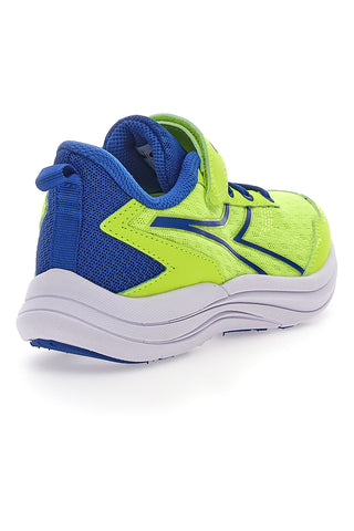 Rumene in modre superge z velcro trakom in elastičnimi vezalkami  Diadora Snipe 2 JR