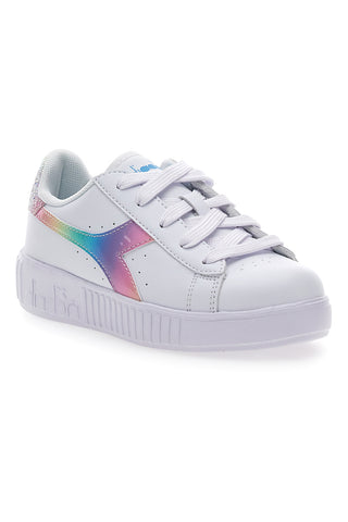 Bele superge z logotipom Arcobaleno DIADORA GAME STEP BLOOM PS