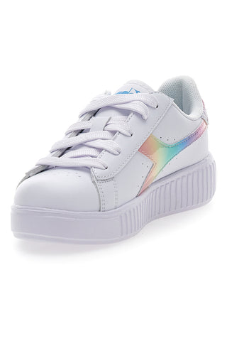 Bele superge z logotipom Arcobaleno DIADORA GAME STEP BLOOM PS