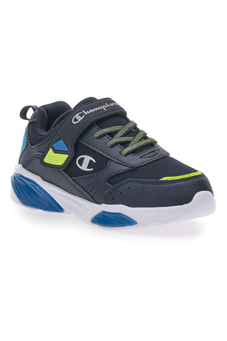 Črni supergi z lučkami in velcro trakom Champion Wave B Ps