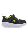 Črne in rumene superge z velcro trakom in elastičnimi vezalkami CHAMPION HRO B PS Low Cut Shoe