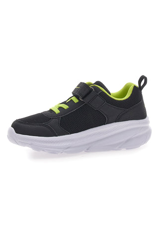 Črne in rumene superge z velcro trakom in elastičnimi vezalkami CHAMPION HRO B PS Low Cut Shoe