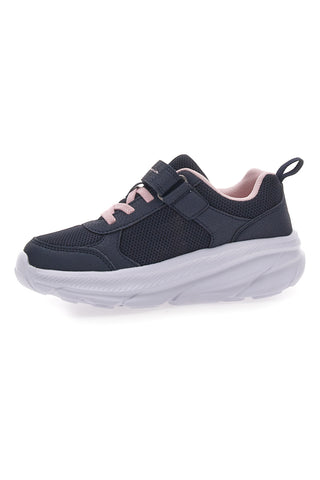 Navy superge z elastičnimi vezalkami in roza logotipom CHAMPION HRO G PS Low Cut Shoe