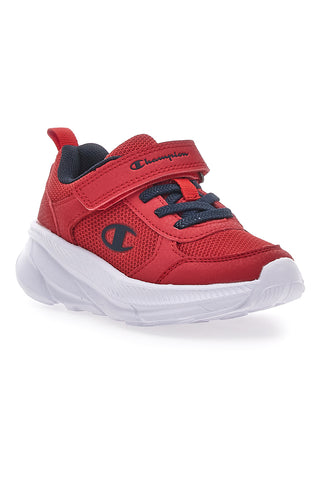Čevlji Primi Passi Rosse iz mrežastega materiala z velcro zaponko CHAMPION HRO B TD nizki čevlji