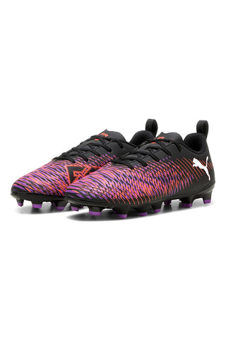 Črni in vijolični nogometni čevlji PUMA FUTURE 8 PLAY FG/AG JR