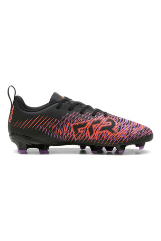 Črni in vijolični nogometni čevlji PUMA FUTURE 8 PLAY FG/AG JR