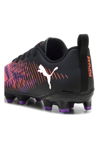 Črni in vijolični nogometni čevlji PUMA FUTURE 8 PLAY FG/AG JR