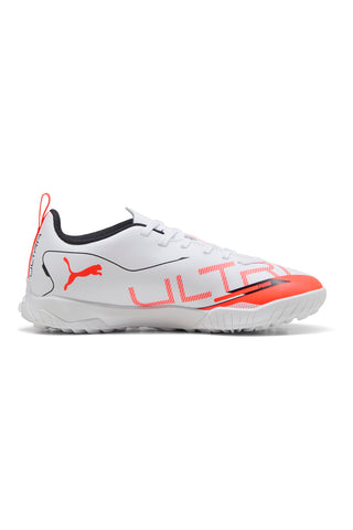Notranji nogometni čevlji PUMA ULTRA 5 PLAY TT Jr beli in rdeči