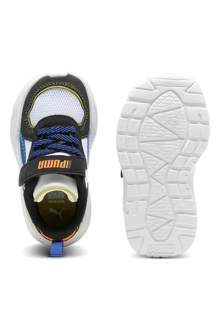 Bele superge z modrimi in oranžnimi detajli PUMA TRINITY LITE STARBLITZ AC+Inf
