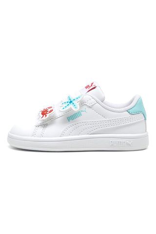 Bele superge z velcro trakom in morskimi detajli Puma Smash 3.0 Badges V Inf