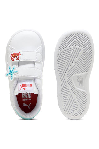 Bele superge z velcro trakom in morskimi detajli Puma Smash 3.0 Badges V Inf