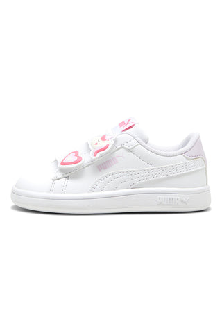 Bele superge z velcro trakom in morskimi detajli Puma Smash 3.0 Badges V Inf