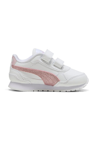 Bele in roza superge Puma St Runner V4 Sl Glitter V Inf