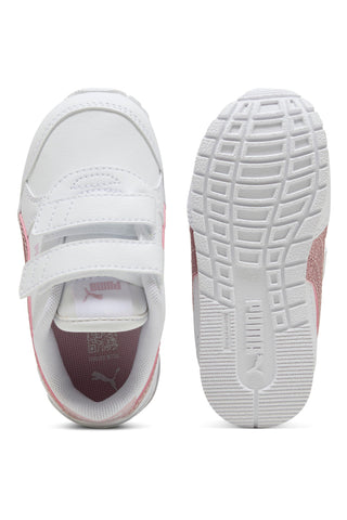 Bele in roza superge Puma St Runner V4 Sl Glitter V Inf
