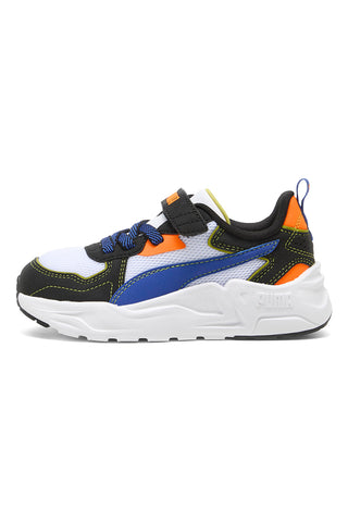 Bele superge z modrimi in oranžnimi detajli PUMA TRINITY LITE STARBLITZ AC+PS