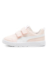 Roza in bele superge z zaponkami Puma Courtflex V3 V PS