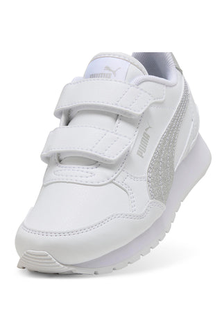 Bele superge z zaponkami Puma ST Runner v4 SL Glitter V PS