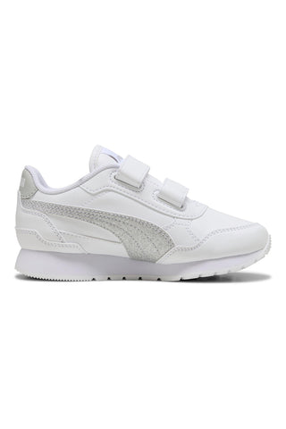 Bele superge z zaponkami Puma ST Runner v4 SL Glitter V PS
