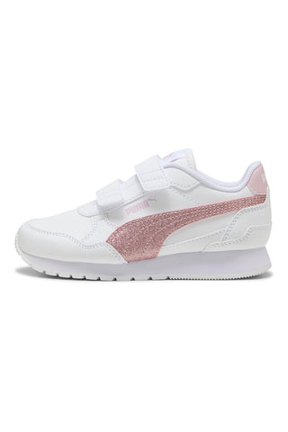 Bele in roza superge Puma St Runner V4 Sl Glitter V Ps