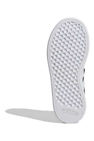 Črni športni copati z belimi črtami ADIDAS GRAND COURT 2 EL C