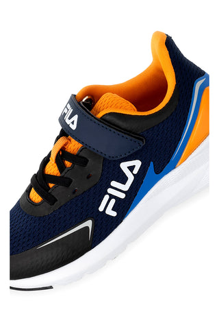 Modri in oranžni superge z velcro zaponko FILA CRUSHER