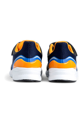 Modri in oranžni superge z velcro zaponko FILA CRUSHER