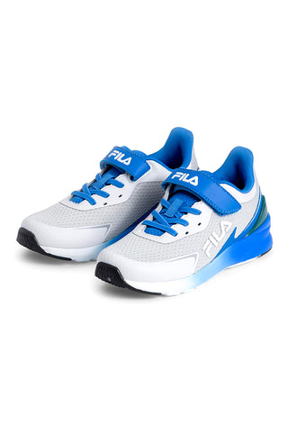 Sive in modre superge z velcro zaponko FILA CRUSHER