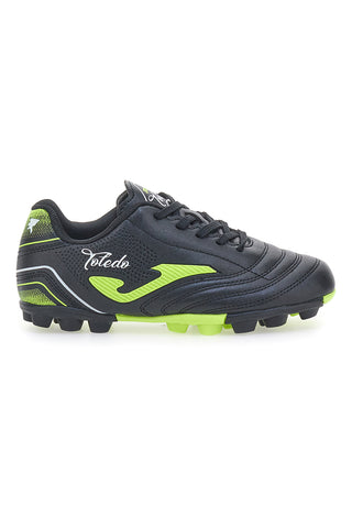 Črni in rumeni fluorescenčni nogometni čevlji JOMA Toledo Jr 2501