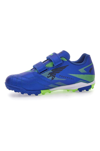 Modri nogometni čevlji z velcro trakovi Joma Powerfull Jr 2504 Turf