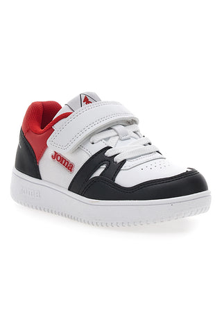 Bele in črne superge z velcro trakom JOMA PLATEA LOW JR 2506