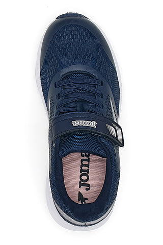 Modri tekaški copati z velcro zaponko JOMA JSpeed Jr 2503V