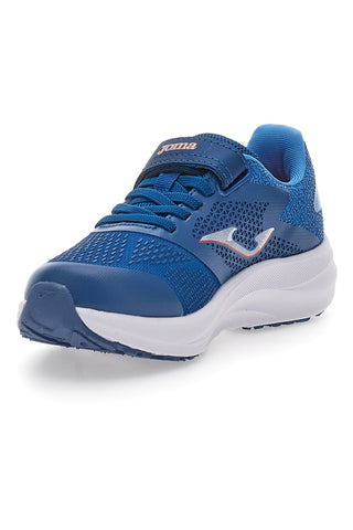Modri tekaški copati z velcro zaponko JOMA Speed Jr 2504