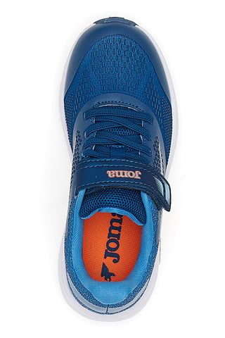 Modri tekaški copati z velcro zaponko JOMA Speed Jr 2504