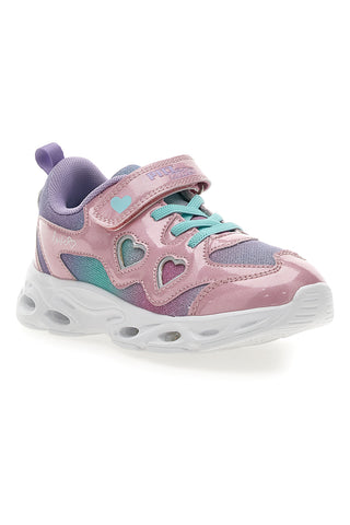 Roza in bele superge s svetlobnimi efekti PITT KIDS K2517