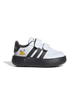 Črne in bele superge z zapenjanjem na velcro Disney Adidas BREAKNET LionKing CF I