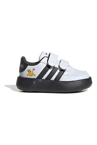 Črne in bele superge z zapenjanjem na velcro Disney Adidas BREAKNET LionKing CF I