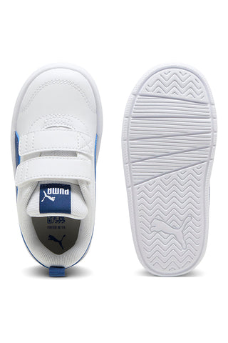Bele superge z velcro trakom in logotipom Puma Courtflex v3 v inf