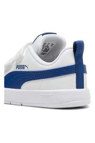 Bele superge z velcro trakom in logotipom Puma Courtflex v3 v inf