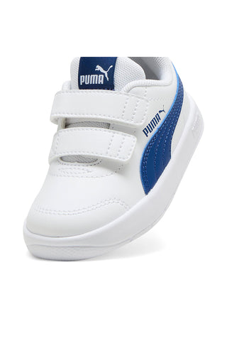 Bele superge z velcro trakom in logotipom Puma Courtflex v3 v inf