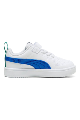 Bele superge z modrimi detajli in zadnjo zanko Puma Rickie AC+ Inf