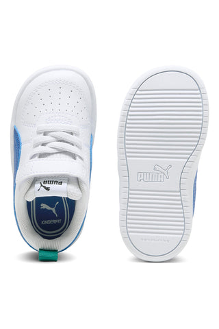 Bele superge z modrimi detajli in zadnjo zanko Puma Rickie AC+ Inf
