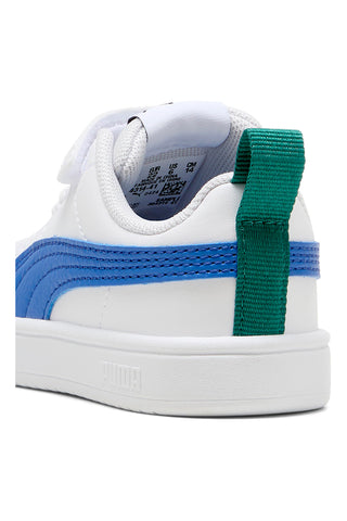 Bele superge z modrimi detajli in zadnjo zanko Puma Rickie AC+ Inf