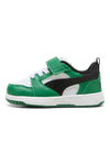 Bele in zelene superge z velcro trakom Puma Rebound V6 Lo AC+ Inf
