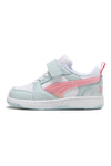 Večbarvni pastelni superge z Kinder-Fit Puma Rebound V6 Lo Space Belle AC+ Inf