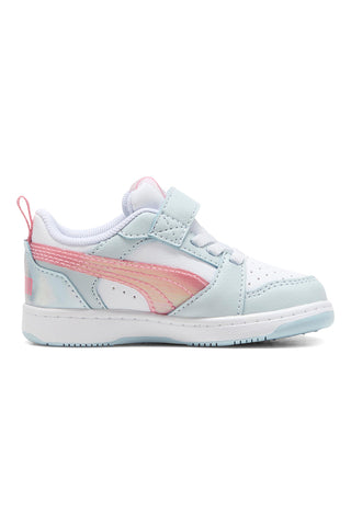Večbarvni pastelni superge z Kinder-Fit Puma Rebound V6 Lo Space Belle AC+ Inf