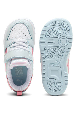 Večbarvni pastelni superge z Kinder-Fit Puma Rebound V6 Lo Space Belle AC+ Inf